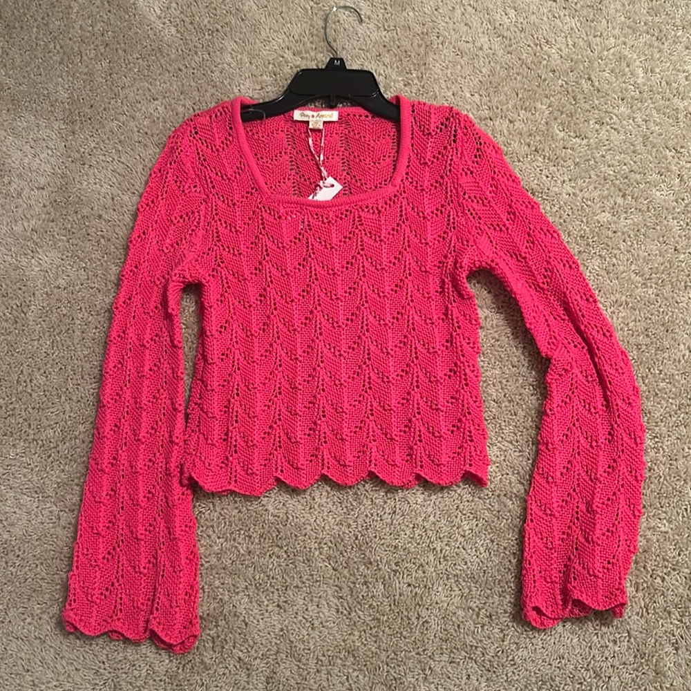 Pink sweater